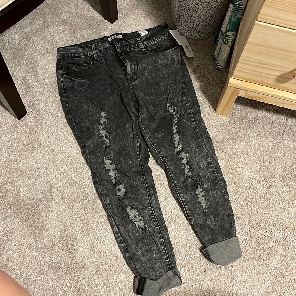 Justfab superstretch distressed denim